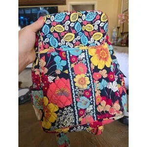Vera Bradley Quilted Floral Backpack Garden Snail Vera Bradley Quilted Floral VBU VBYou Petite Garden Snail  main image 2